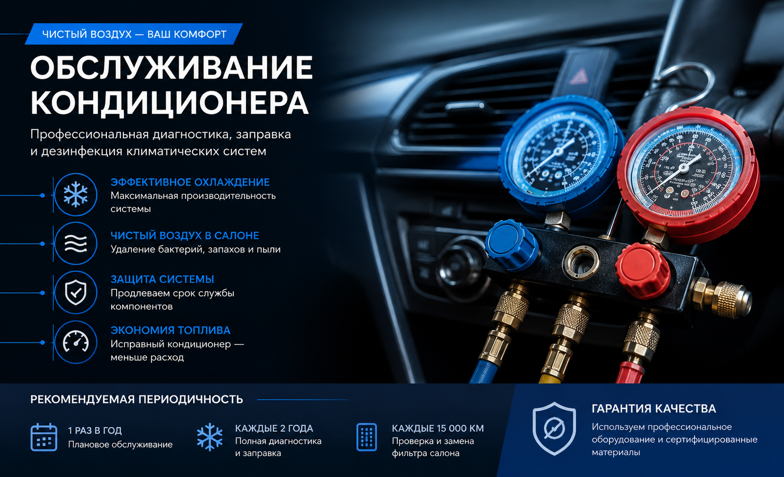 Сервис автокондиционеров в Твери